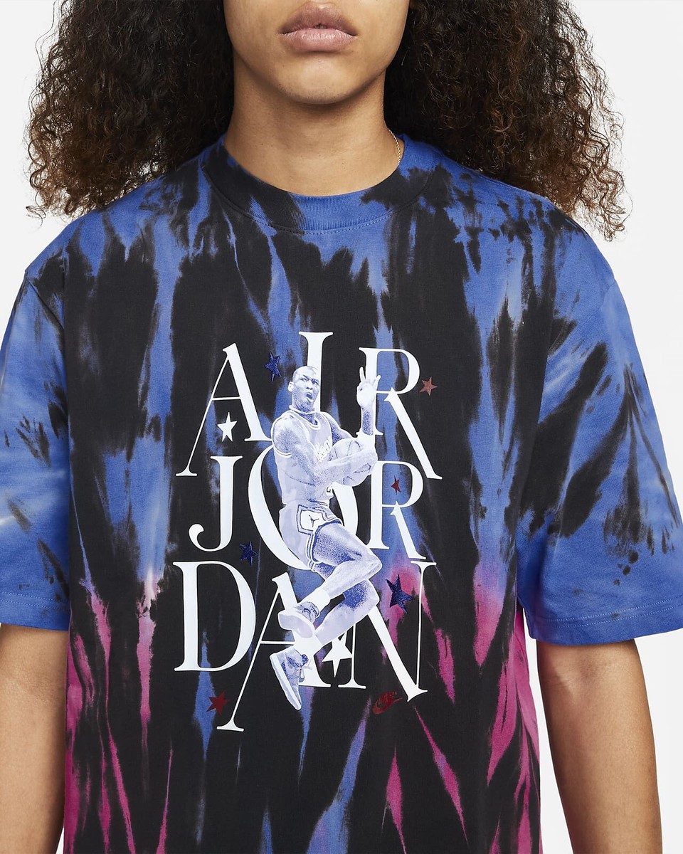 XXL Nike Air Jordan 1 Dunk Contest Sport DNA 85 Men Tie Dye Shirt