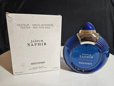 Vintage Boucheron Jaipur Saphir 3.3 oz 100ml Eau de Toilette (T) Blue FULL
