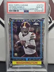 2024 Topps Chrome Jayden Daniels RC #74TF2 Lazer Refractor PSA 10 Commanders JO1