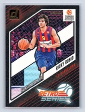 Ricky Rubio 2023-24 Donruss EuroLeague #11 Retro Series Press Proof