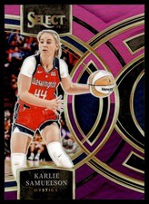 2024-25 Panini Select WNBA Premier Pink Ice Prizms Karlie Samuelson 47/99