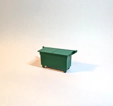 Arttista #1203 - Garbage Dumpster - O Scale Figure - Model Trains - NEW