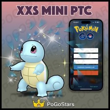 Pok mon PTC Go - XXS Shiny Squirtle - 80K Stardust  Read Description  