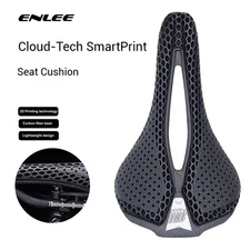 ENLEE 3D Smart Printed Bicycle Saddle Bike Comfortable Breathable Cushion Seat
