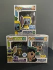 Lilo & Stitch Funko Pop Lot Of 3 Hula Lilo, Stitch #1538 & Stitch As Pineapple