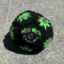 Dirtbag Mega Metal Footbag Green Black AUTHENTIC BRAND NEW