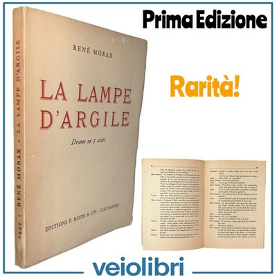 René Morax LA LAMP D'ONILE Drame en 5 actes Erstausgabe 1947 Buch Theater