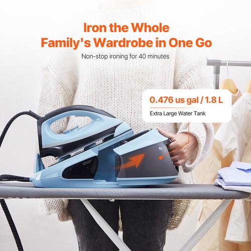 Sundu Steam Iron for Clothes 1700W with Non-Stick Ceramic