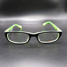 Yb Ag151077 Black Neon Green Eyeglass Frames 48-17-130 Adjustable Nose Pads Yb Ag151077 Black Neon Green Eyeglass Frames 48-17-130 Adjustable Nose Pads