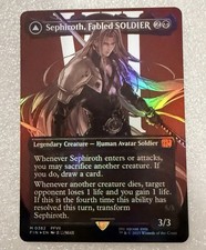 Sephiroth, Fabled SOLDIER (0382) (Borderless) Final Fantasy Foil