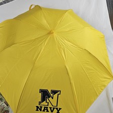 Storm Duds U.S. Navy 33" Canopy Umbrella In Yellow New With Tags Please Read  