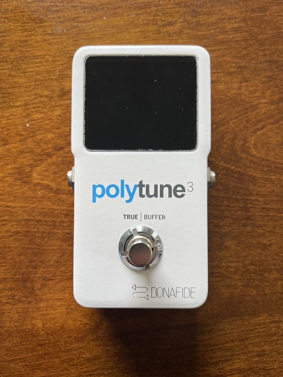 TC Electronic Polytune 3 Polyphonic LED Guitar Tuner Pedal with