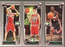 2004 Topps Rookie Matrix M3 Dwyane Wade Kirk Hinrich Kaman Mini Rookie Card RC. rookie card picture