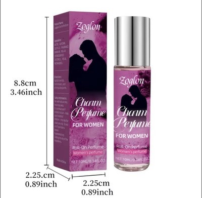 Zoglon Charm Perfume Roll-On 10ml Black Currant Pear Iris Jasmine Orange Blossom