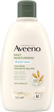 Aveeno Daily Moisturising Body Wash (1x 500ml), Gentle Wash with Soothing
