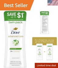 Cool Essentials Antiperspirant Stick - 2.6 oz Twin Pack for Skin Barrier Repair