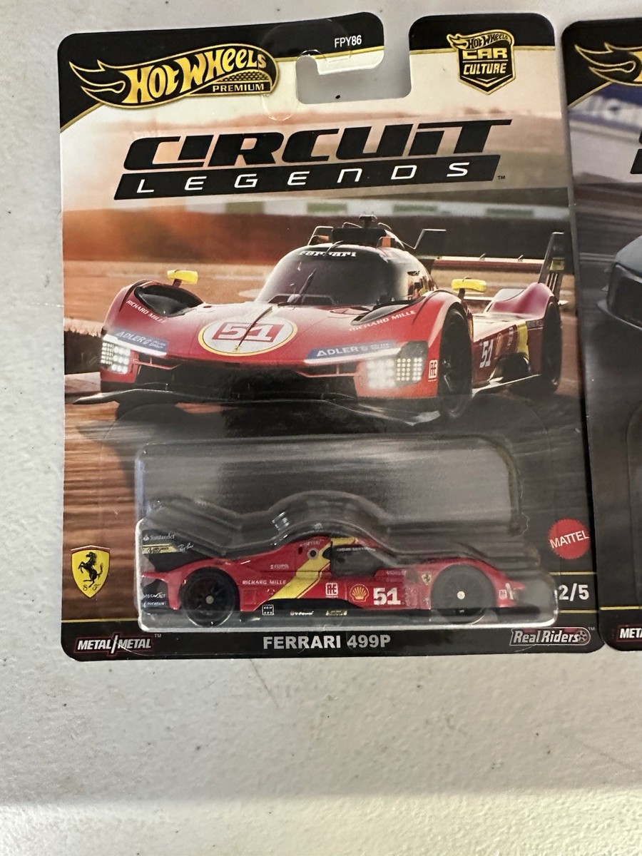 Hot Wheels Circuit Legends Ferrari 499P & Porsche 911 GT3 R