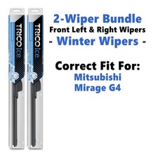 WINTER Wipers 2pk Super-Premium fits 2017+ Mitsubishi Mirage G4 - 35240/160