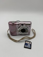 Canon PowerShot A1100 IS 12.1MP Digital Camera Pink w/4x Zoom Bundle