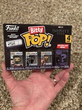 Funko Bitty POP Marvel: The Infinity Saga Paquete de 4 Loki Iron Man Pantera Negra Nuevo