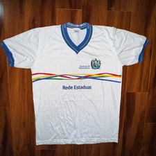 Vintage Brazil Pernambuco Rede Estadual Soccer Jersey V-Neck Ringer Shirt