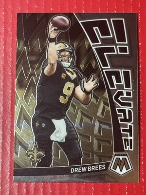 2023 Panini Mosaic Elevate Drew Brees #E-DB New Orleans Saints Legendary QB