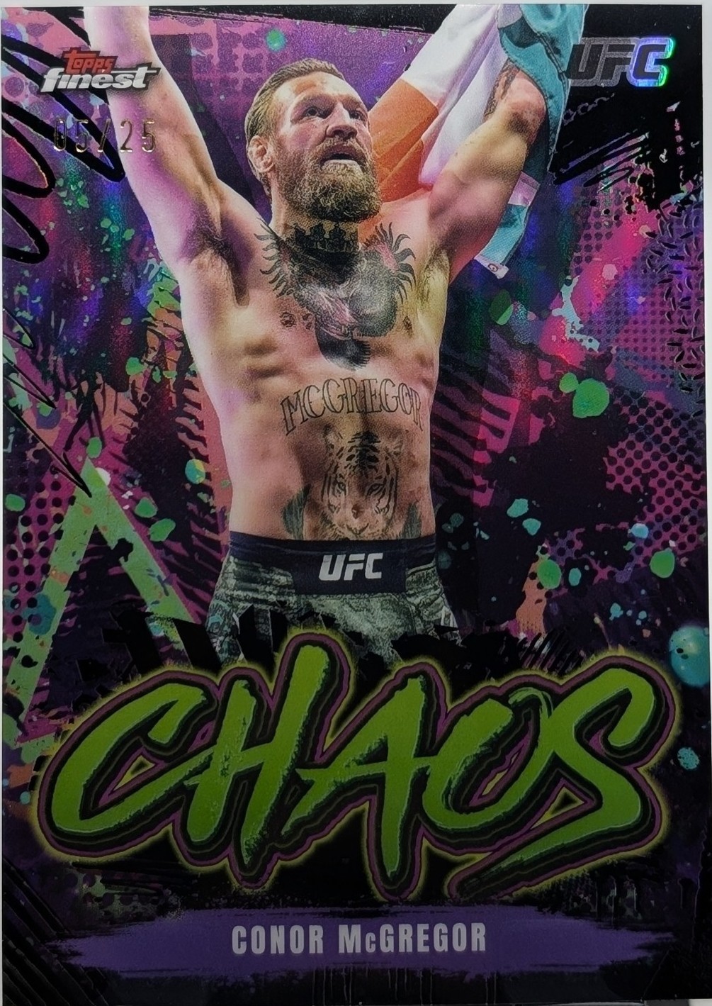 UFC Topps コナー・マクレガー　リフラクターカード UFC Topps コナー・マクレガー リフラクターカード Conor