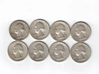 1964 Washington Quarters  LOT OF 8, (4)P, (4) D