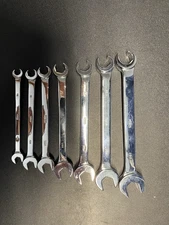 Mac Tools 7-piece SAE Open End/Flare Nut Combination Wrench Set FC106-FC226