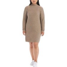 Hilary Radley Ladies Sweater Dress Tan XL size