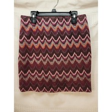 NWT KNIT WORKS Girls's Skort Pull On Elastic Waist Plaid Size 16 XL Stripe Purpl