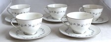 5 Royal Douton CADENCE Cup & Saucers