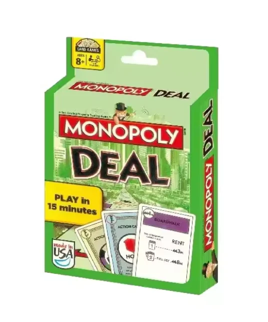 Monopoly Deal Card Game | Fun Family Party Game | Complete English Deck | Hasbro - Image 2 of 4