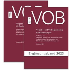 Paket VOB Gesamtausgabe 2019 + VOB Ergänzung...