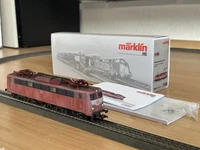 Marklin H0 37858 DB Cl 150 Weathered Electric Freight Locomotive w/accessories
