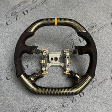 Carbon Fiber Steering Wheel Fit For Ford Mustang Gt Cobra Svt Saleen 1999-2004