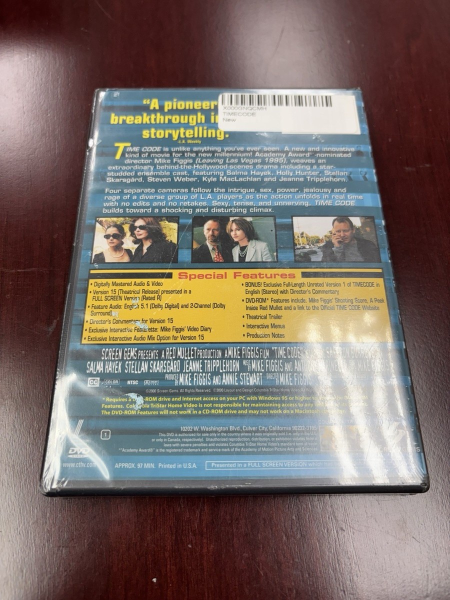 Timecode (DVD, 2000, Special Edition) 43396056084| eBay