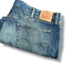 Levi Strauss & Co 559 Jeans Mens 48x28 (48x24) Blue Denim Straight Leg Relaxed