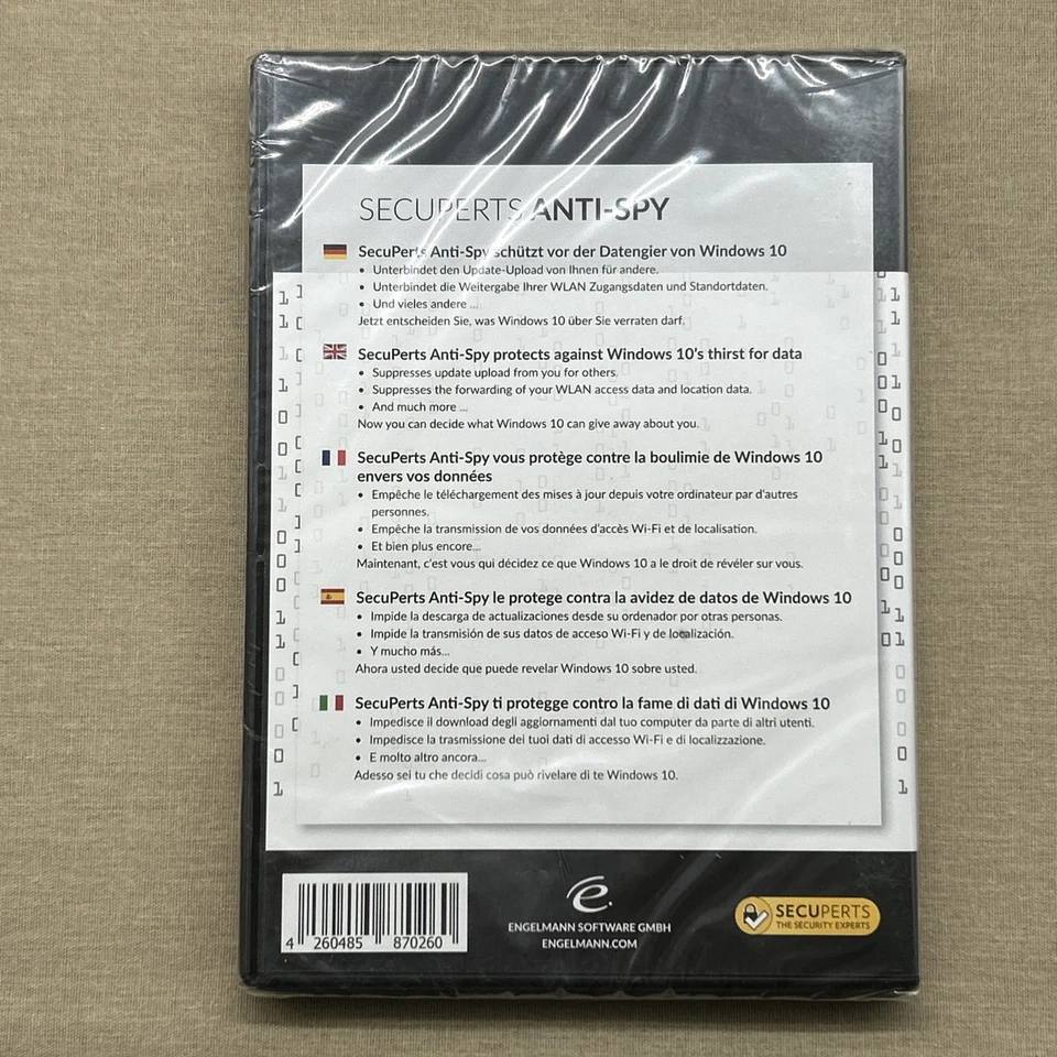 Secuperts Anti-Spy - The Security Experts (NEW) Windows 10 + Compatible Software - Image 2 of 4
