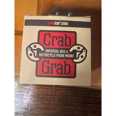 Caw.Car Crab Grab Universal Bike & Motorcycle Phone Mount Black 360 Rotation