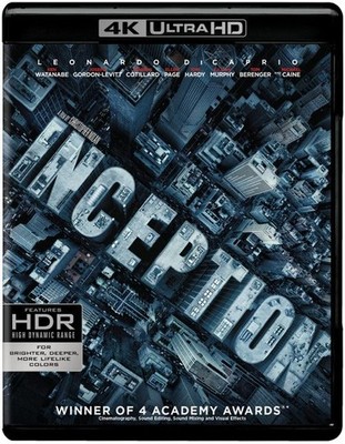 Blu-Ray 4K UHD - Inception (4K Ultra HD/BD) 0 - Warner Home Video 