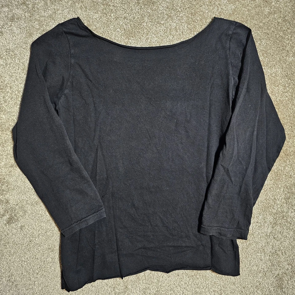 Camiseta en blanco vintage Y2k LA American Apparel para hombre S descolorida grunge minimal emo AA Foto 2 de 4