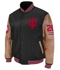 Letterman handmade Varsity Jacket With Genuine Leather Sleeves