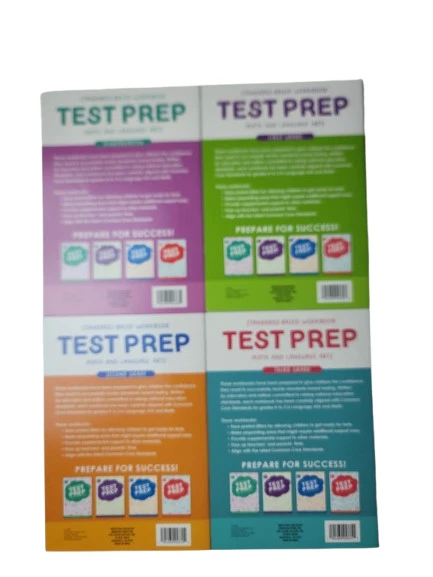 Test Prep Workbooks K 1st 2nd 3rd Grades Math And Language Arts Lot of 4 New - Image 2 of 4
