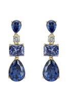 Latelita Valentina OhrhäNger Goldblau Tansanit Silber 925 Sterlingsilber