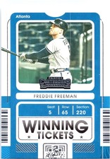 2021 Panini Contenders #WT-FF Freddie Freeman Winning Tickets