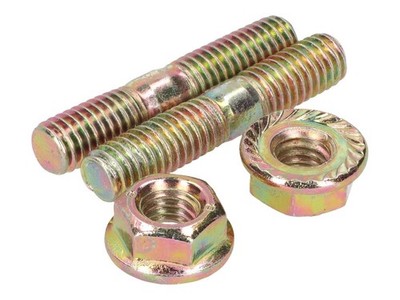 Derbi Senda SM DRD Racing 500cc 2004-05 Auspuff Stehbolzen und Muttern Set - M6 / 32mm...