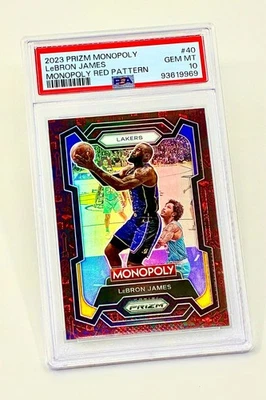 Panini LeBron James 10 Graded Basketball Sports Trading Cards