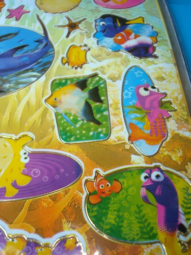 20 Large Sheets Nemo Fish & Friends Laser Stickers 8" X 10" NEW - Picture 4 of 7