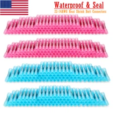 400/200PCS Heat Shrink Butt Wire Splice Connectors Crimp Terminals Kit 22-14AWG